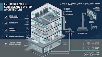 راهنمای انتخاب و طراحی سیستم دوربین مداربسته