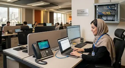 راه‌اندازی مرکز تلفن VoIP